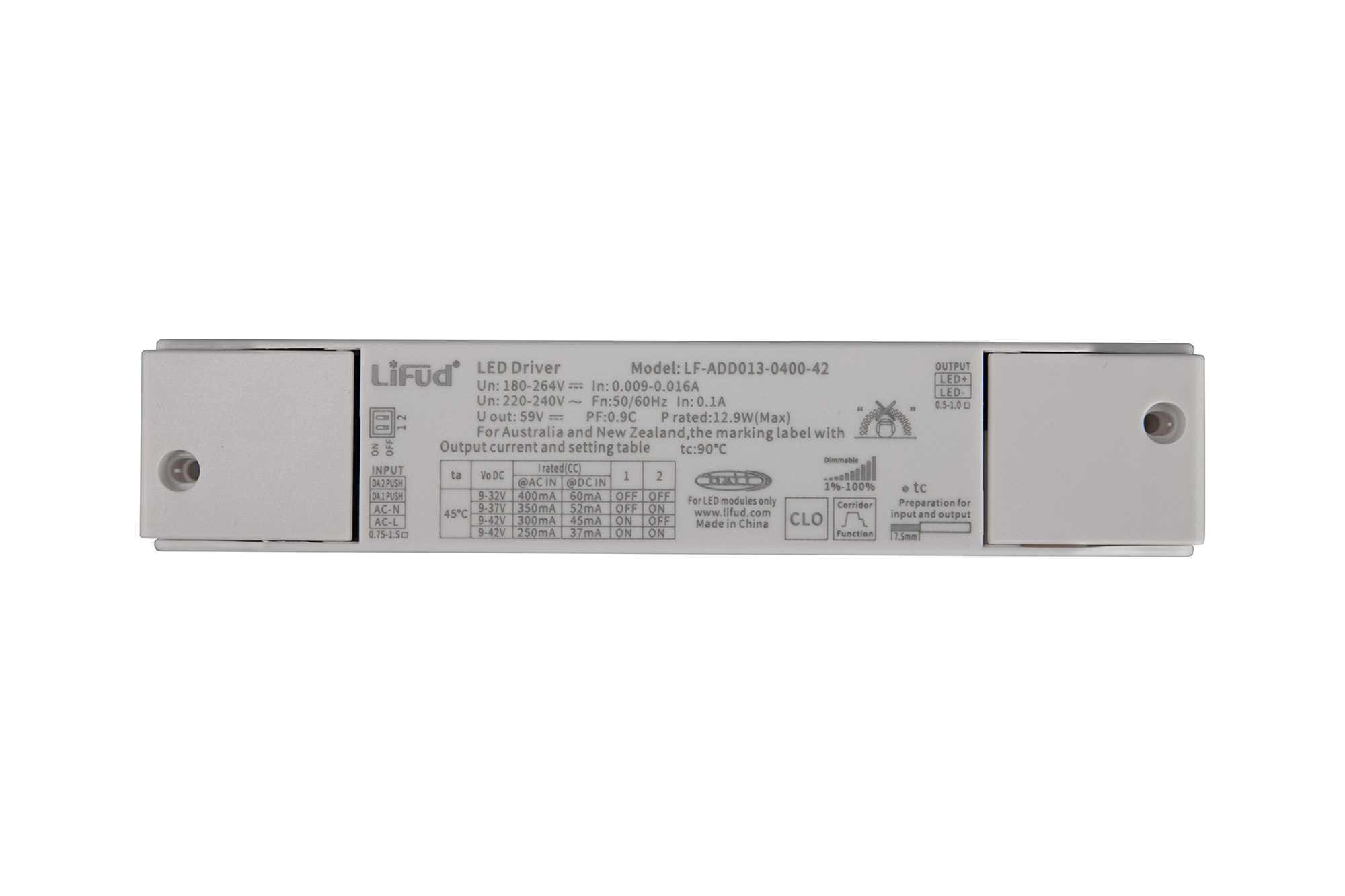 M8785  Sunset, 10W, 250mA, LED Driver, Dali Push, 5yrs Warranty